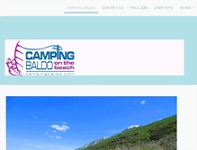 Tablet Screenshot of campingbaldo.com